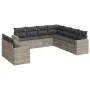 Gartenmöbel-Set 9-teilig mit Kissen aus hellem grauem Kunst-Rattan. von , Gartensets - Ref: Foro24-3219142, Preis: 639,07 €, ...