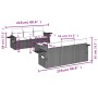Gartensofagarnitur 7-teilig mit Kissen, hellgrauer PE-Rattan von , Gartensets - Ref: Foro24-3252249, Preis: 462,33 €, Rabatt: %