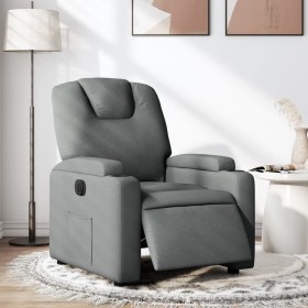 Dark gray electric reclining armchair by , Armchairs - Ref: Foro24-3204345, Price: 237,77 €, Discount: %