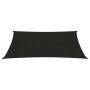 Toldo de vela HDPE negro 160 g/m² 2,5x4 m