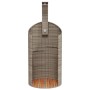 Außendusche aus PE-Rattan und grauer Akazie 100x100x241,5 cm von , Pool- und Spa-Zubehör - Ref: Foro24-368213, Preis: 385,45 ...