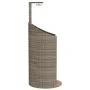 Außendusche aus PE-Rattan und grauer Akazie 100x100x241,5 cm von , Pool- und Spa-Zubehör - Ref: Foro24-368213, Preis: 394,40 ...