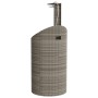 Außendusche aus PE-Rattan und grauer Akazie 100x100x241,5 cm von , Pool- und Spa-Zubehör - Ref: Foro24-368213, Preis: 385,45 ...