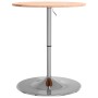 Solid beech wood high table Ø60x89.5 cm by , Kitchen and dining tables - Ref: Foro24-3270624, Price: 102,95 €, Discount: %