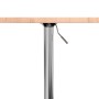 Solid beech wood high table Ø60x89.5 cm by , Kitchen and dining tables - Ref: Foro24-3270624, Price: 102,95 €, Discount: %