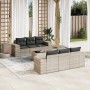 Gartensofagarnitur 7-teilig mit Polstern, helles graues PE-Rattan von , Gartensets - Ref: Foro24-3254649, Preis: 504,46 €, Ra...