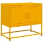 Fernsehmöbel aus senfgelbem Stahl 68,5x39x60,5 cm von , TV-Möbel - Ref: Foro24-846473, Preis: 57,54 €, Rabatt: %