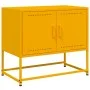 TV stand made of mustard yellow steel, 68.5x39x60.5 cm by , TV Furniture - Ref: Foro24-846473, Price: 56,98 €, Discount: %