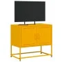 TV stand made of mustard yellow steel, 68.5x39x60.5 cm by , TV Furniture - Ref: Foro24-846473, Price: 56,98 €, Discount: %