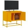 TV stand made of mustard yellow steel, 68.5x39x60.5 cm by , TV Furniture - Ref: Foro24-846473, Price: 56,98 €, Discount: %