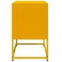 TV stand made of mustard yellow steel, 68.5x39x60.5 cm by , TV Furniture - Ref: Foro24-846473, Price: 56,98 €, Discount: %