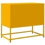 TV stand made of mustard yellow steel, 68.5x39x60.5 cm by , TV Furniture - Ref: Foro24-846473, Price: 56,98 €, Discount: %