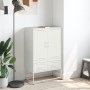 Kaltgewalzter weißer Stahlschrank 68x39x111,5 cm von , Sideboards - Ref: Foro24-846613, Preis: 113,26 €, Rabatt: %