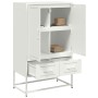 Cold-rolled white steel sideboard 68x39x111.5 cm by , Sideboards - Ref: Foro24-846613, Price: 113,26 €, Discount: %