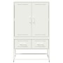 Kaltgewalzter weißer Stahlschrank 68x39x111,5 cm von , Sideboards - Ref: Foro24-846613, Preis: 113,26 €, Rabatt: %