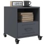 Nachttische, 2 Stück, anthrazitgraues Stahl, 36x39x43,5 cm. von , Nachttische - Ref: Foro24-846709, Preis: 81,28 €, Rabatt: %
