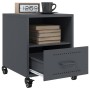 Nachttische, 2 Stück, anthrazitgraues Stahl, 36x39x43,5 cm. von , Nachttische - Ref: Foro24-846709, Preis: 81,28 €, Rabatt: %