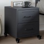 Bedside table in anthracite grey steel, 36x39x43.5 cm by , Nightstands - Ref: Foro24-846630, Price: 55,13 €, Discount: %