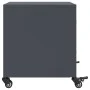 Bedside table in anthracite grey steel, 36x39x43.5 cm by , Nightstands - Ref: Foro24-846630, Price: 54,60 €, Discount: %