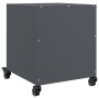 Bedside table in anthracite grey steel, 36x39x43.5 cm by , Nightstands - Ref: Foro24-846630, Price: 55,13 €, Discount: %