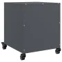 Bedside table in anthracite grey steel, 36x39x43.5 cm by , Nightstands - Ref: Foro24-846630, Price: 54,60 €, Discount: %