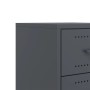 Bedside table in anthracite grey steel, 36x39x43.5 cm by , Nightstands - Ref: Foro24-846630, Price: 55,13 €, Discount: %