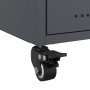 Bedside table in anthracite grey steel, 36x39x43.5 cm by , Nightstands - Ref: Foro24-846630, Price: 55,13 €, Discount: %