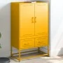 Kaltgewalzter Stahlschrank in Gelb 68x39x111,5 cm von , Sideboards - Ref: Foro24-846611, Preis: 151,14 €, Rabatt: %