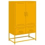 Cold-rolled steel sideboard in yellow, 68x39x111.5 cm by , Sideboards - Ref: Foro24-846611, Price: 152,76 €, Discount: %