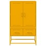 Cold-rolled steel sideboard in yellow, 68x39x111.5 cm by , Sideboards - Ref: Foro24-846611, Price: 152,76 €, Discount: %