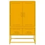 Cold-rolled steel sideboard in yellow, 68x39x111.5 cm by , Sideboards - Ref: Foro24-846611, Price: 151,14 €, Discount: %