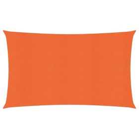 Sail awning HDPE orange 160 g/m² 2x5 m by vidaXL, Umbrellas - Ref: Foro24-311671, Price: 28,36 €, Discount: %