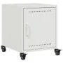 Mesita de noche acero blanco 36x39x43,5 cm de , Mesitas de noche - Ref: Foro24-846624, Precio: 49,23 €, Descuento: %