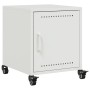 Nachttisch aus weißem Stahl 36x39x43,5 cm von , Nachttische - Ref: Foro24-846624, Preis: 49,73 €, Rabatt: %