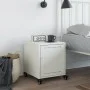 Mesita de noche acero blanco 36x39x43,5 cm de , Mesitas de noche - Ref: Foro24-846624, Precio: 49,23 €, Descuento: %