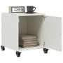 Mesita de noche acero blanco 36x39x43,5 cm de , Mesitas de noche - Ref: Foro24-846624, Precio: 49,23 €, Descuento: %