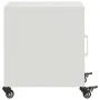 Mesita de noche acero blanco 36x39x43,5 cm de , Mesitas de noche - Ref: Foro24-846624, Precio: 49,23 €, Descuento: %