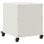 Mesita de noche acero blanco 36x39x43,5 cm de , Mesitas de noche - Ref: Foro24-846624, Precio: 49,23 €, Descuento: %