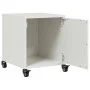 Mesita de noche acero blanco 36x39x43,5 cm de , Mesitas de noche - Ref: Foro24-846624, Precio: 49,23 €, Descuento: %