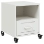 Nachttisch aus weißem Stahl 36x39x43,5 cm von , Nachttische - Ref: Foro24-846714, Preis: 45,65 €, Rabatt: %