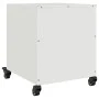 Mesita de noche acero blanco 36x39x43,5 cm de , Mesitas de noche - Ref: Foro24-846714, Precio: 45,23 €, Descuento: %