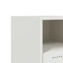 Mesita de noche acero blanco 36x39x43,5 cm de , Mesitas de noche - Ref: Foro24-846714, Precio: 45,23 €, Descuento: %