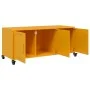 TV-Möbel aus kaltgewalztem Stahl in Gelb, 100,5x39x43,5 cm. von , TV-Möbel - Ref: Foro24-846647, Preis: 98,59 €, Rabatt: %