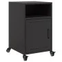 Mesita de noche acero negra 36x39x59 cm de , Mesitas de noche - Ref: Foro24-846716, Precio: 49,72 €, Descuento: %