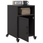 Mesita de noche acero negra 36x39x59 cm de , Mesitas de noche - Ref: Foro24-846716, Precio: 50,25 €, Descuento: %