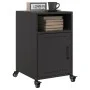 Mesita de noche acero negra 36x39x59 cm de , Mesitas de noche - Ref: Foro24-846716, Precio: 49,72 €, Descuento: %
