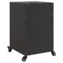 Mesita de noche acero negra 36x39x59 cm de , Mesitas de noche - Ref: Foro24-846716, Precio: 49,72 €, Descuento: %
