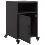 Mesita de noche acero negra 36x39x59 cm de , Mesitas de noche - Ref: Foro24-846716, Precio: 49,72 €, Descuento: %