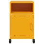 Nachttische, 2 Stück, aus Stahl in Senfgelb, Maße 36x39x59 cm. von , Nachttische - Ref: Foro24-846723, Preis: 83,85 €, Rabatt: %