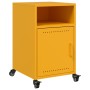 Nachttische, 2 Stück, aus Stahl in Senfgelb, Maße 36x39x59 cm. von , Nachttische - Ref: Foro24-846723, Preis: 83,85 €, Rabatt: %
